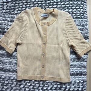 NAADAM Short Sleeve Cropped Sweater!